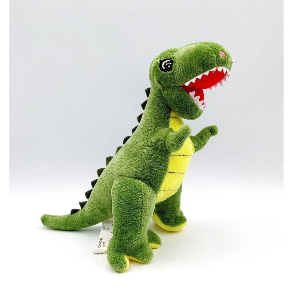 Walmart T-Rex Plush Green Dinosaur Stuffed Animal Toy 7.5”